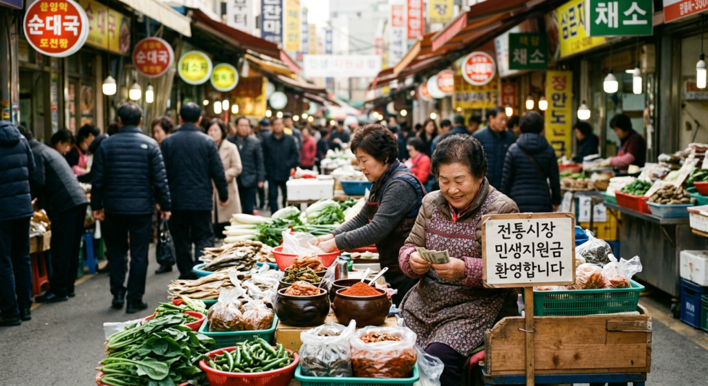 각 지역별 민생 지원금 안내 이미지